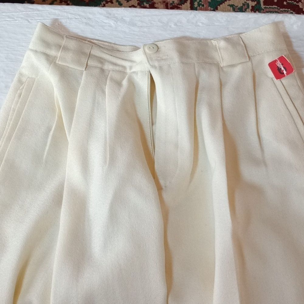 Herman Geist 6 tall women's dress pants cream